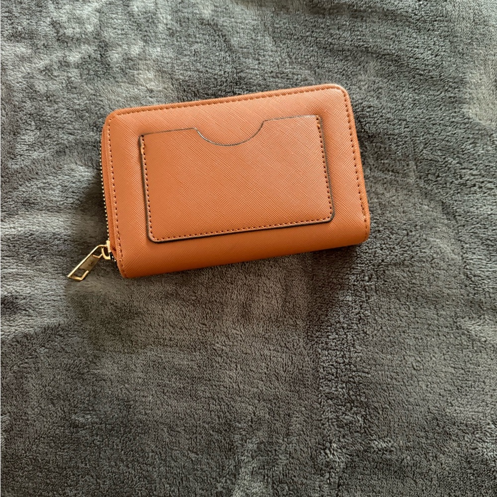Tan Zip-Around Wallet - Picture 3 of 3